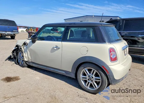 2012 Mini Cooper z USA, uszkodzony, nr VIN WMWSU3C58CT186439